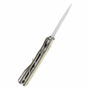 Tenable Kryo Stonewashed 14C28N Cross Bar Lock T1001V6 - KNIFESTOCK