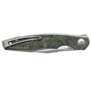 Viper BELONE Satin M390, titanium Dark Green Matter Carbon Fiber V5970TIFCV - KNIFESTOCK