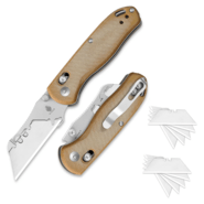 Kizer Drop Bear Utility Azo SK5 &amp; 5Cr15 Micarta V3619JA7 - KNIFESTOCK