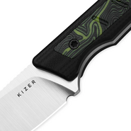 Kizer Whiskey Jack AEB-L, Satin,G10 &amp; Damascus G10 1108A3 - KNIFESTOCK