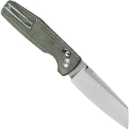 Bestech SLASHER D2 Stone wash Micarta Green Bar Lock BG56B-1 - KNIFESTOCK