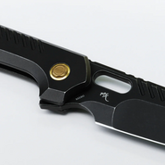 Vosteed RSKAOS M390 Černý Stonewash Sheepsfoot Titan MHET3 - KNIFESTOCK
