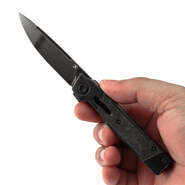 Kansept Kitpu Mirror DLC CPM20CV, Blackwash Ti, Shred CF - KNIFESTOCK