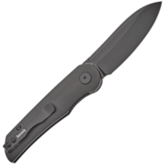 Petrified Fish PFE16 El Camino Black Stonewashed N690 PVD Black Aluminium PFE16DADW - KNIFESTOCK