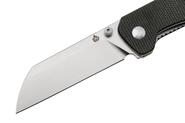 QPS Penguin V2 D2, finitura a 2 toni stonewash - satinata, Manico: Micarta marrone scuro Q - KNIFESTOCK