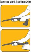 Camillus CAMTRAX 3-In-1 Ascia da Campeggio, Manico in GFN con Sega Pieghevole 19142 - KNIFESTOCK