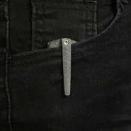 KB Fang Beadblast M390  ame Ano Ti with Diamond KB451B - KNIFESTOCK