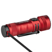 Olight Seeker 4 Mini Dual LED Flashlight Red (Cool White &amp; UV Light) - KNIFESTOCK