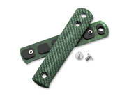 Böker Manufaktur Solingen BFF Packlite Handle Scales Linen Micarta Bottle Green 190683 - KNIFESTOCK