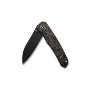 QSP Knife Otter, S35VN Blade, Copper Foil Carbon Fiber Handle QS140-B2 - KNIFESTOCK