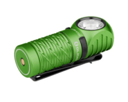 Olight Perun 2 Mini Rechargeable LED Flashlight (Lime Green) with Headlamp Headband - KNIFESTOCK