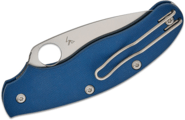 Spyderco UK PENKNIFE COBALT BLUE G-10 CPM SPY27 PLAINEDGE - KNIFESTOCK