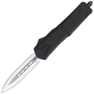 CobraTec Medium FS-3 Black Dagger Not Serrated 06CT135 - KNIFESTOCK