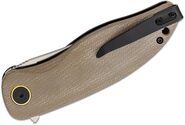Petrified Fish PFP06 Simum Satin K110 khaki Micarta PFP06KAMS - KNIFESTOCK
