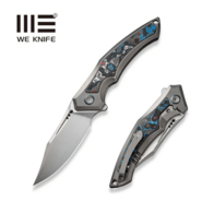 We Knife Orpheus Gray Titanium Integral Handle With Nebula Fat Carbon Fiber Inlay WE23009-4 - KNIFESTOCK