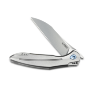 KUBEY Barracuda Couteau Pliant Front Flipper Liner Lock Manche en Titane KU299 - KNIFESTOCK