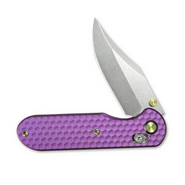 GEO Knife Ethereal Cutter SW M390 Blade SWPurple Ti - KNIFESTOCK