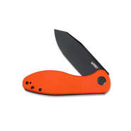 KUBEY Master Chief, Folding Knife, AUS-10 Blade, Orange G10 Handle KU358E - KNIFESTOCK