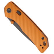 Vosteed Marten 154CM Black Stonewash Orange Aluminium A1606 - KNIFESTOCK