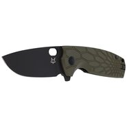 FOX Knives Core Folding Knife design by Jesper Voxnaes / Black Blade, OD handle - KNIFESTOCK