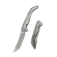 KB Cyrus Beadblast M390 Sandblast Ti KB387A - KNIFESTOCK