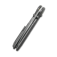 GEO Knife Ethereal Cutter Darkwash M390 Blade Darkwash Ti - KNIFESTOCK