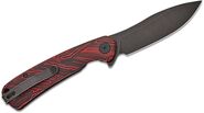Petrified Fish PFE14 Rogue Black Stonewashed 154CM Red Gmascus G10 PFE14RDMW - KNIFESTOCK