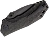 Petrified Fish PFP04 Havrog Black Stonewash K110 Black Micarta PFP04DMDW - KNIFESTOCK