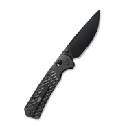 GEO Knife Blaze Black DLC M390 Blade Black DLC Ti - KNIFESTOCK