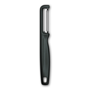 Victorinox Iota Peeler, straight, double-edge, black 6.0942.3 - KNIFESTOCK