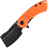 Kansept Korvid M Black TiCn Coated 154CM Orange G10 T2030A7 - KNIFESTOCK