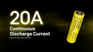 Nitecore NL2160 21700 Rechargeable Li-ion Battery – 6000mAh - KNIFESTOCK