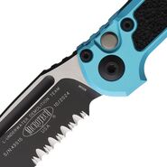 Microtech L.U.D.T.® S/E Gen III Turquoise Partial Serrated 1135-2TQ - KNIFESTOCK