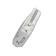 QPS Vault 14C28N, 2-ton finish stonewash - satin,,Handtag: Anodiserad aluminium bo - KNIFESTOCK