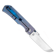 Kansept Reedus Satin CPM-S35VN Blue Anodized Titanium K1041A5 - KNIFESTOCK