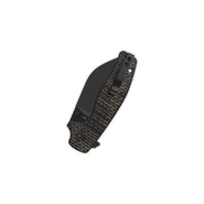 QSP Knife Chefmaster Pocket knife Blade:14C28N, dark coating, brown micarta, Linerlock QS163-C2  - KNIFESTOCK