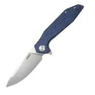Kubey Nova Liner Lock Flipper Folding Pocket Knife Damascus G10 Handle KU117J - KNIFESTOCK
