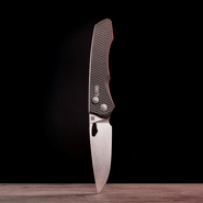 Real Steel Griffin Ultimatum Titan, Vanax Satin Button lock RE-7131T2 - KNIFESTOCK