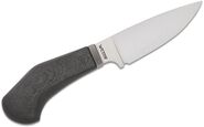 Lionsteel Fixed knife m390 blade CARBON FIBER andle, Ti guard, leather sheath WL1  CF - KNIFESTOCK