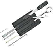 Victorinox SwissCard Onyx translucent, blister 0.7133.T3B1 - KNIFESTOCK