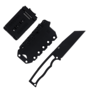 Halfbreed Blades Compact Field Knife - Fixed Blade - Wharncliffe CFK-04 BLK - N6 - KNIFESTOCK