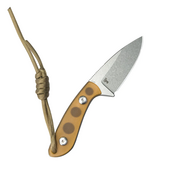 Kubey Bloom Fixed Blade Knife Ultem w/ Diagonal Milling Handle 2.60&quot; Beadblast 14C28N Blade KU411C - KNIFESTOCK