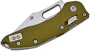 Microtech Stitch - RAM-LOK™ S/E Fluted OD Green Stonewash Partial Serrated 169RL-11FLOD - KNIFESTOCK