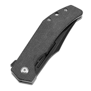Tenable Knives Orion Blackwash 14C28N, Svart Micarta - KNIFESTOCK