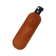 QSP Knife Baby Penguin  14C28N, 2 tone stonewash-satin,  Purple shredded CF QS130BP-E1 - KNIFESTOCK