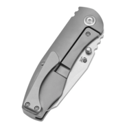 Kansept CAVEMAN Stonewashed CPM 20CV Stonewashed Titanium - KNIFESTOCK
