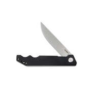 KUBEY Pylades Liner Lock Flipper Folding Knife, AUS-10 Blade, Black G10 Handle KU253A - KNIFESTOCK