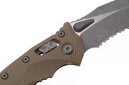 Microtech AMPHIBIAN RAM-LOK APOC PART SERR FLUTED TANG10 137RL-11APFLGTTA - KNIFESTOCK
