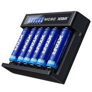 Xtar MC6C-charger, USB to Type-C cable, DC cable - KNIFESTOCK
