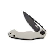 KUBEY Dugu Liner Lock Folding Knife Ivory G10 Handle KU210G - KNIFESTOCK